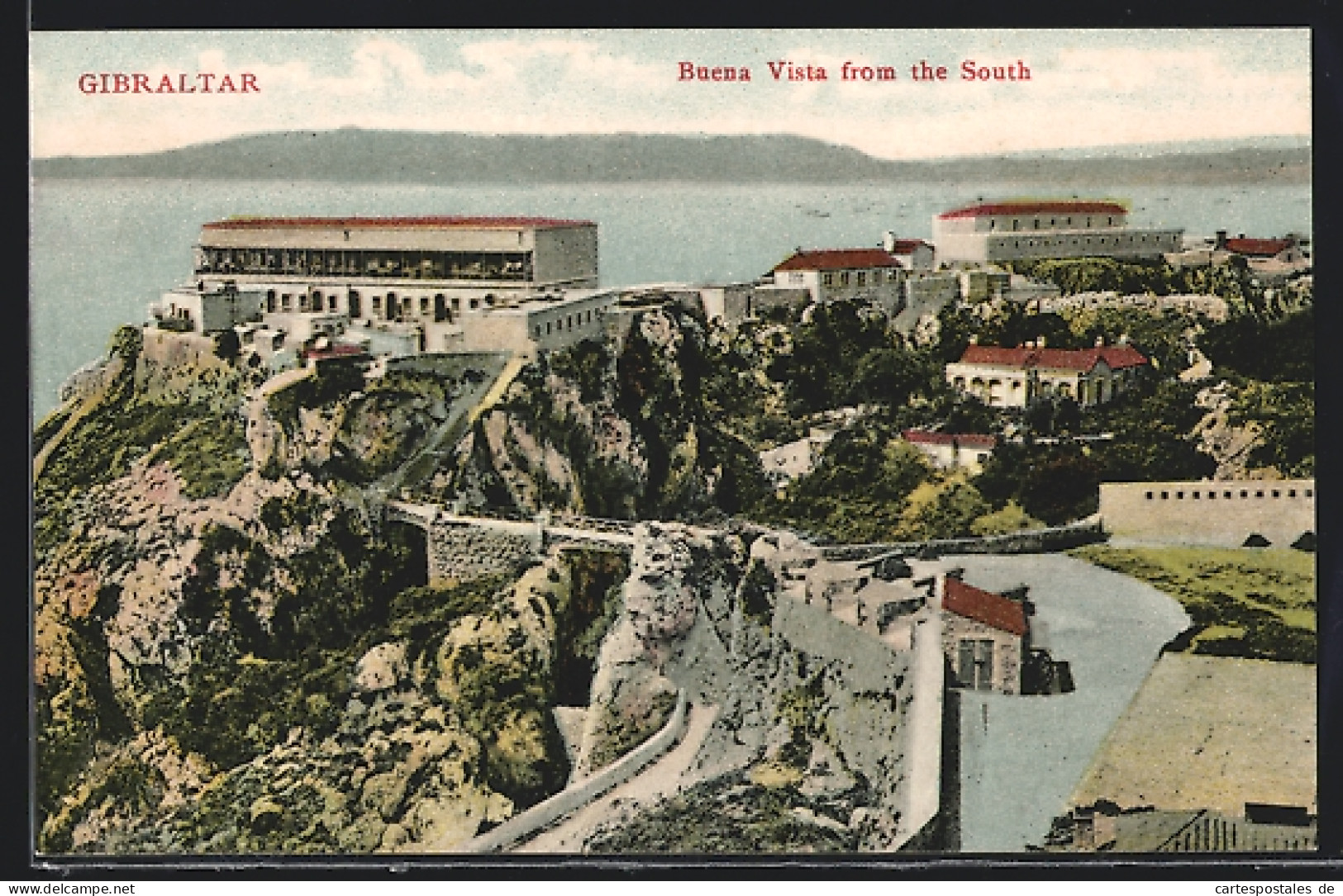 Postal Gibraltar, Buena Vista From The South  - Gibraltar