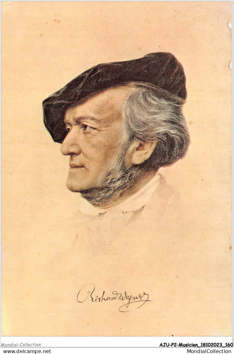 AJUP2-0178 - MUSICIEN - RICHARD WAGNER - Lipsia 1813 Venezia 1883 - Music And Musicians