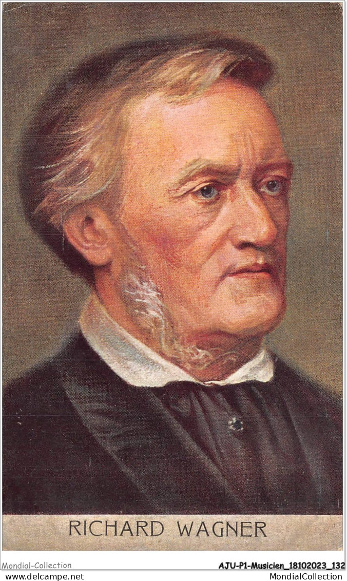 AJUP1-0067 - MUSICIEN - RICHARD WAGNER  - Musique Et Musiciens