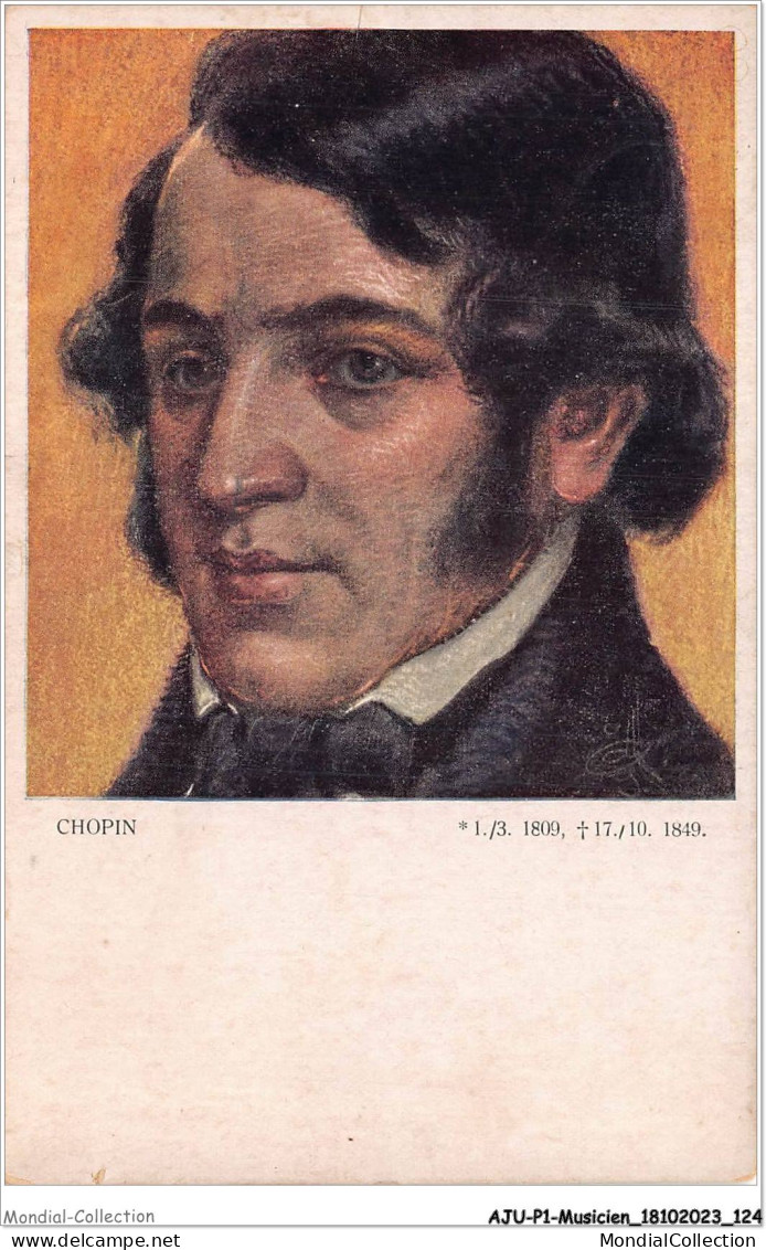 AJUP1-0063 - MUSICIEN - CHOPIN  - Music And Musicians