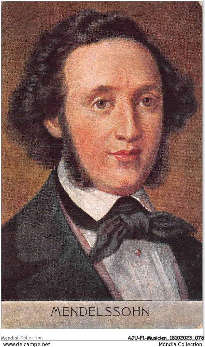 AJUP1-0040 - MUSICIEN - MENDELSSOHN - Musique Et Musiciens