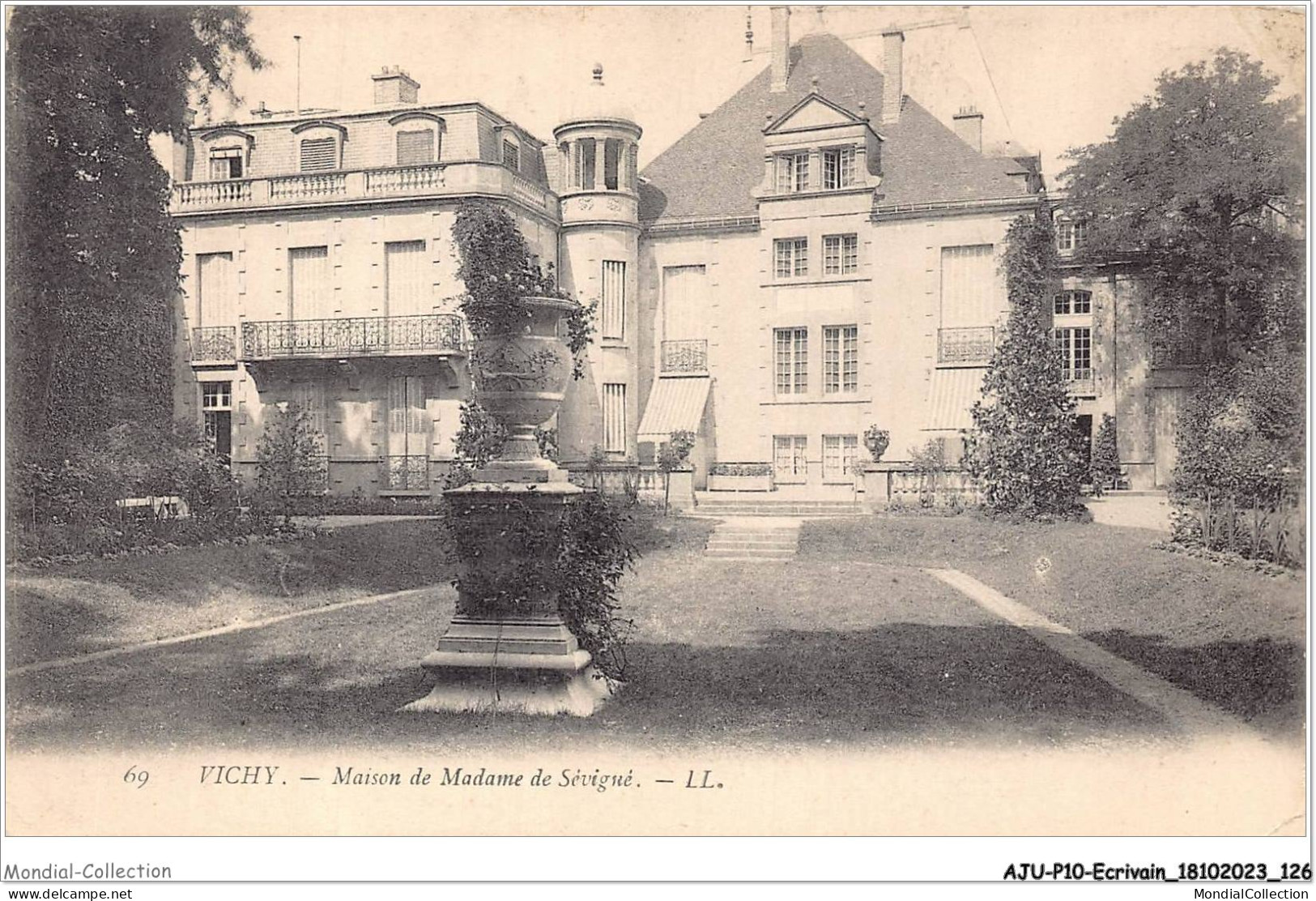 AJUP10-0916 - ECRIVAIN - Vichy - Maison De Madame De SEVIGNE  - Writers