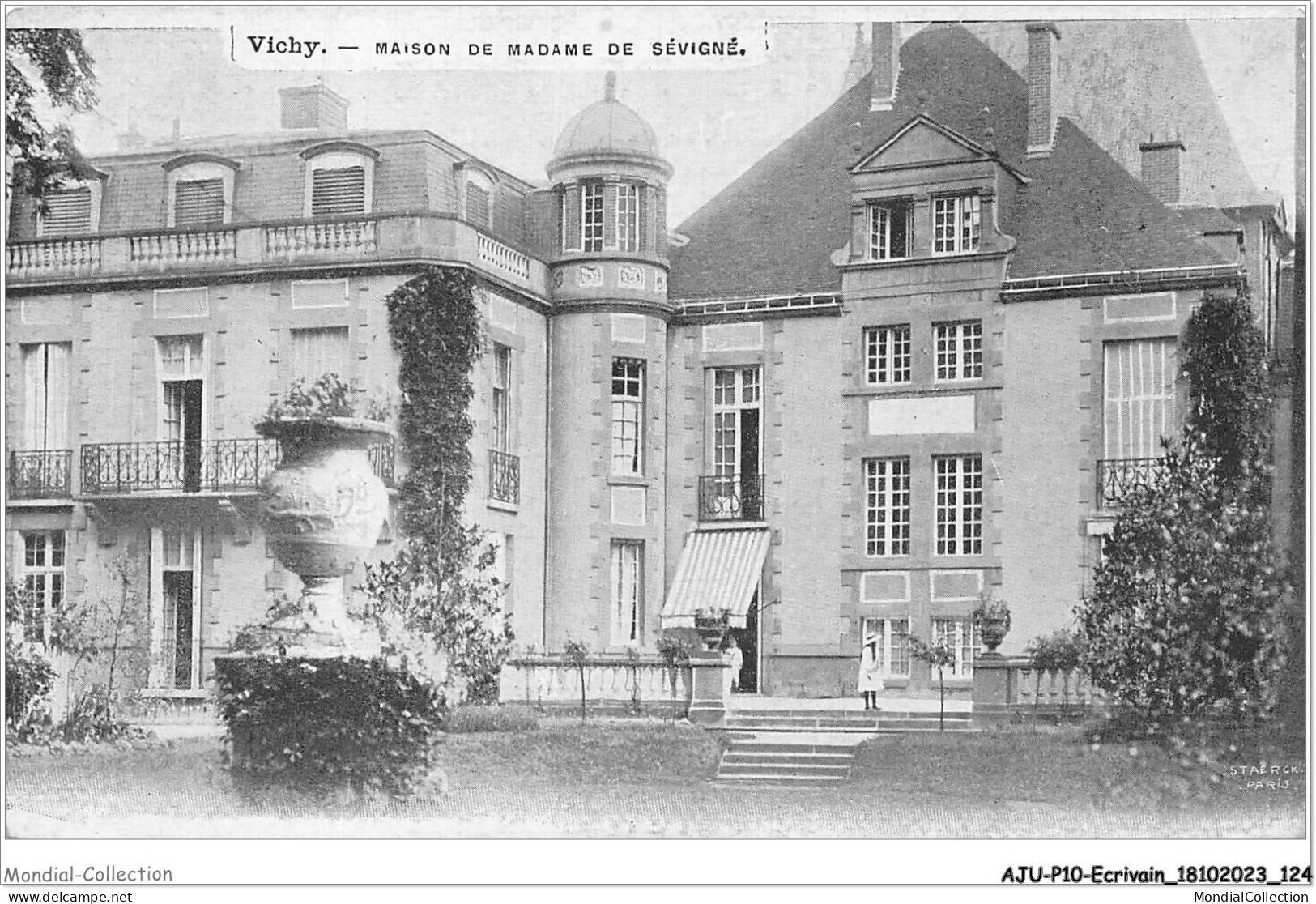 AJUP10-0915 - ECRIVAIN - Vichy - Maison De Madame De SEVIGNE  - Writers