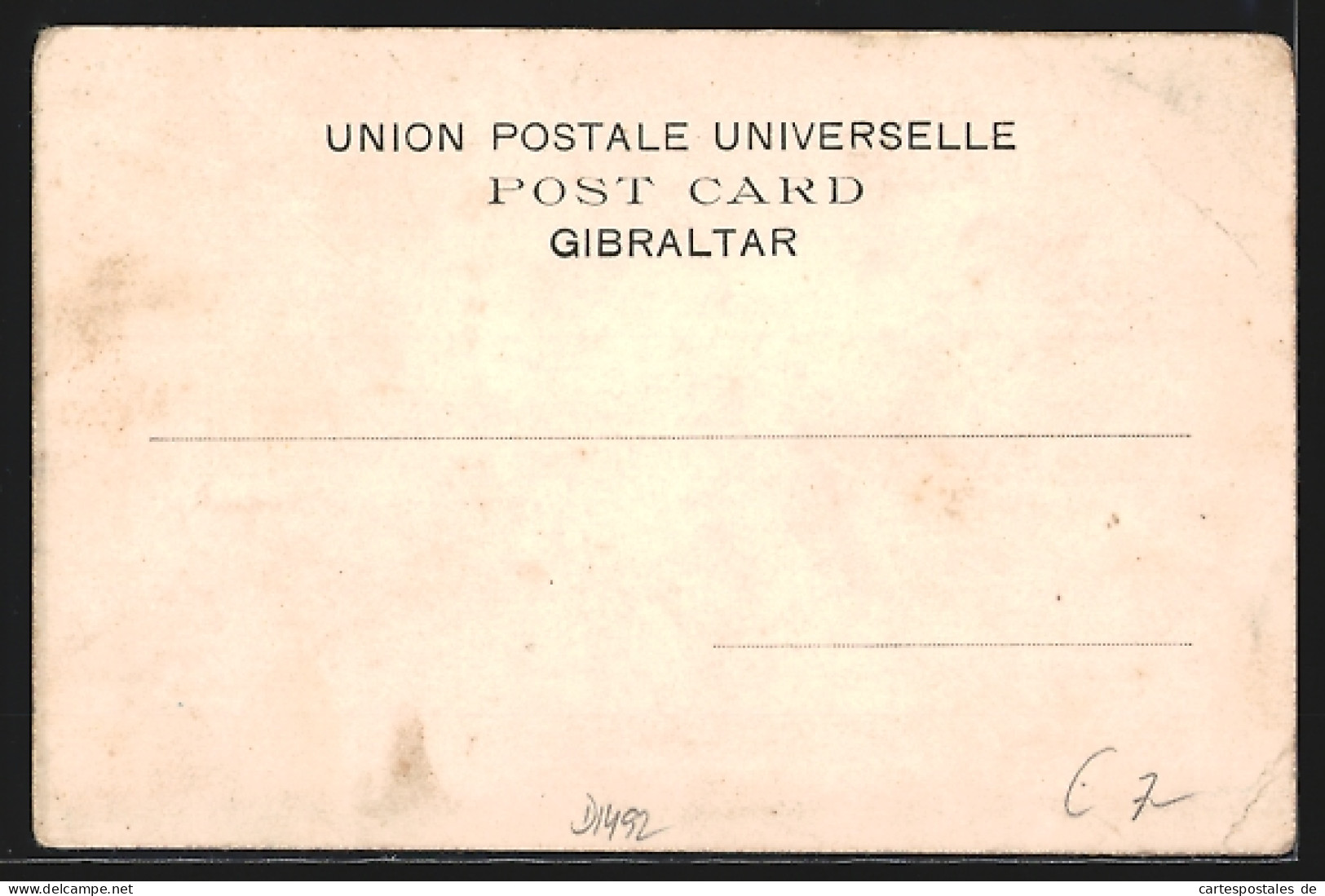 Postal Gibraltar, Casematas  - Gibraltar