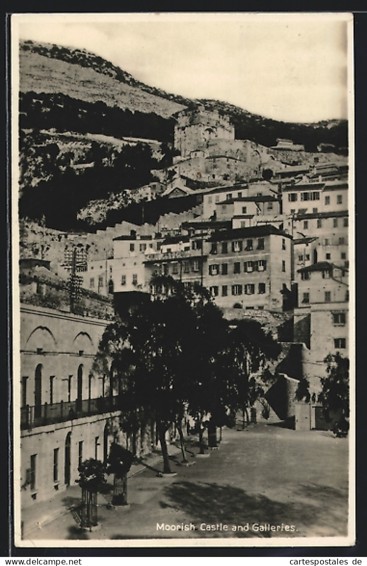 Postal Gibraltar, Moorish Castle And Galleries  - Gibraltar