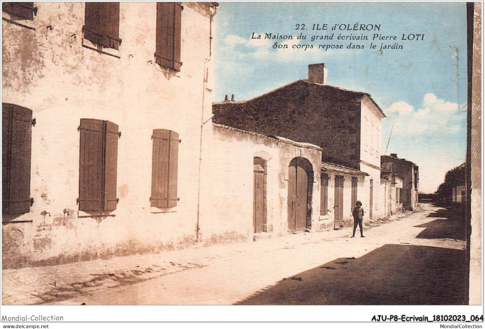 AJUP8-0683 - ECRIVAIN - Ile D'oléron - La Maison Du Grand écrivain PIERRE LOTI - Son Corps Repose Dans Le Jardin  - Schriftsteller