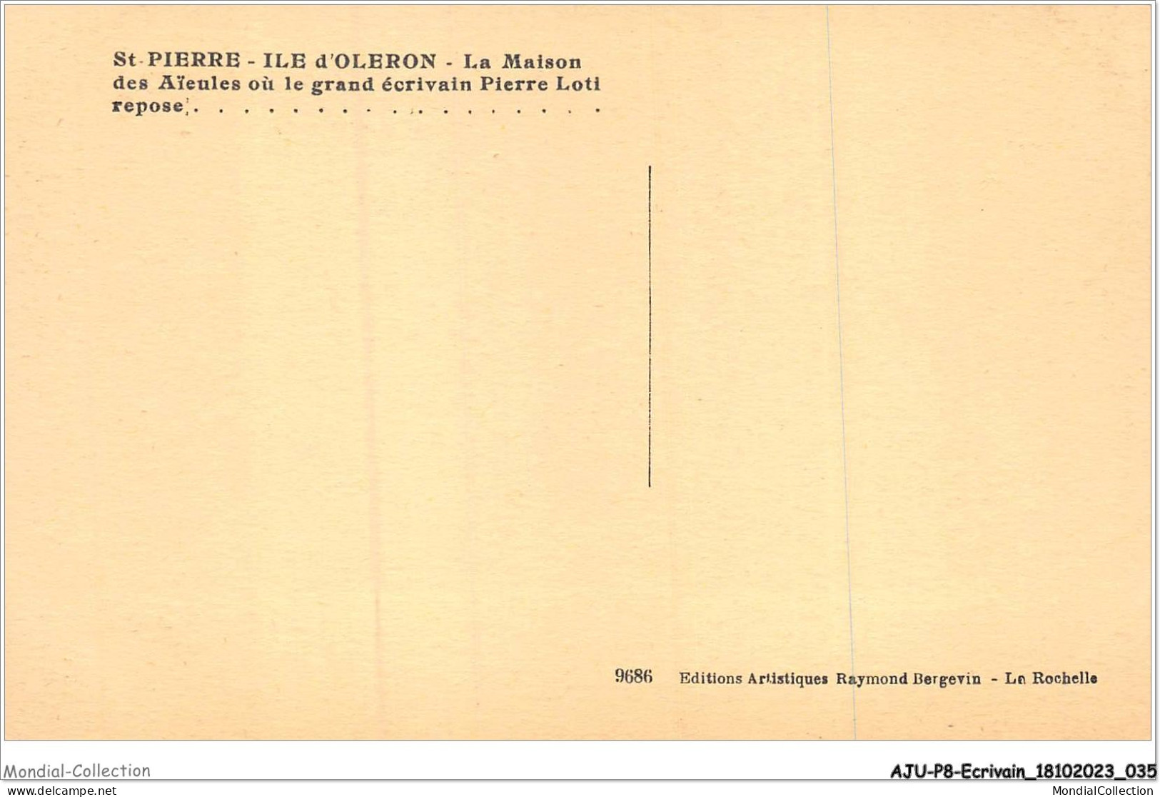 AJUP8-0668 - ECRIVAIN - St-pierre - Ile D'oleron - La Maison Des Aïeules Où Le Grand écrivain PIERRE LOTI Repose  - Schrijvers