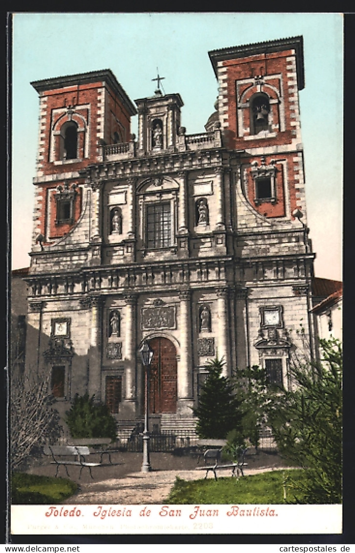 Postal Toledo, Iglesia De San Juan Bautista  - Toledo