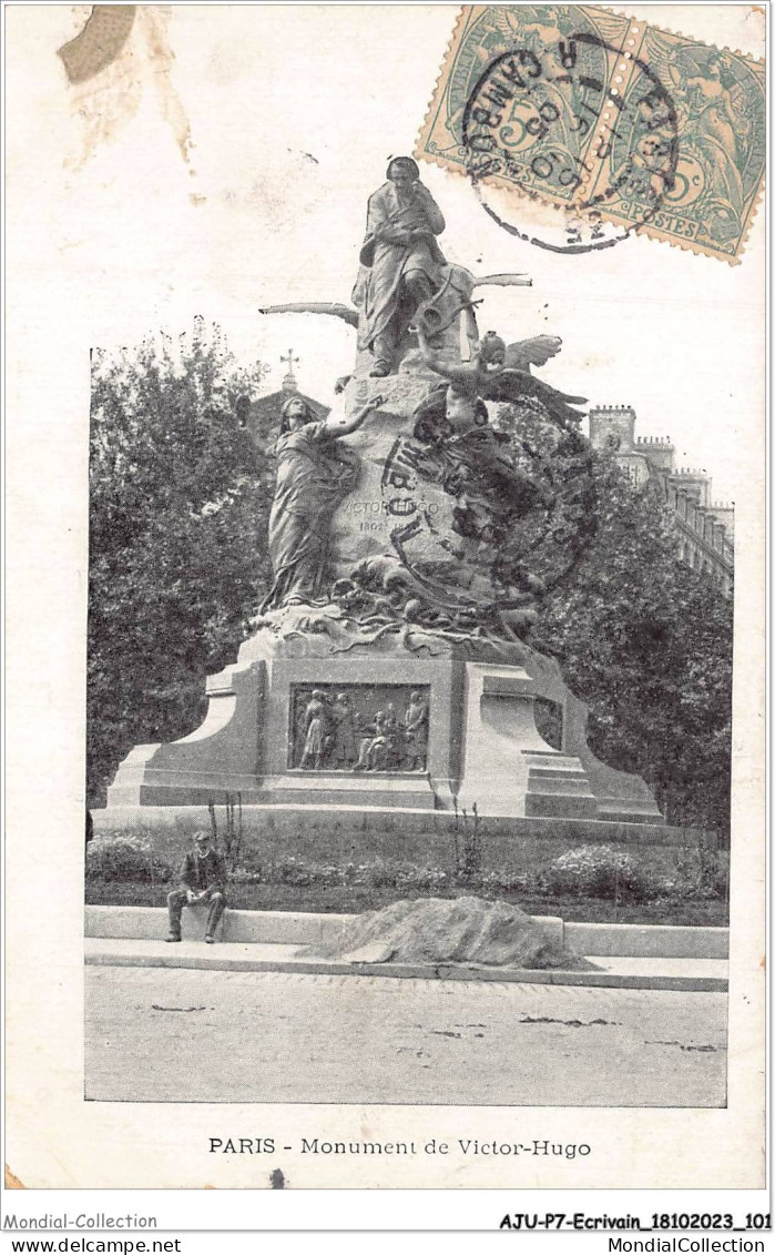 AJUP7-0601 - ECRIVAIN - Paris - Monument De VICTOR-HUGO   - Schriftsteller