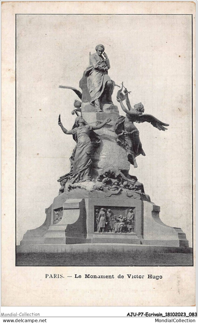 AJUP7-0592 - ECRIVAIN - Paris - Le Monument De VICTOR HUGO  - Schriftsteller