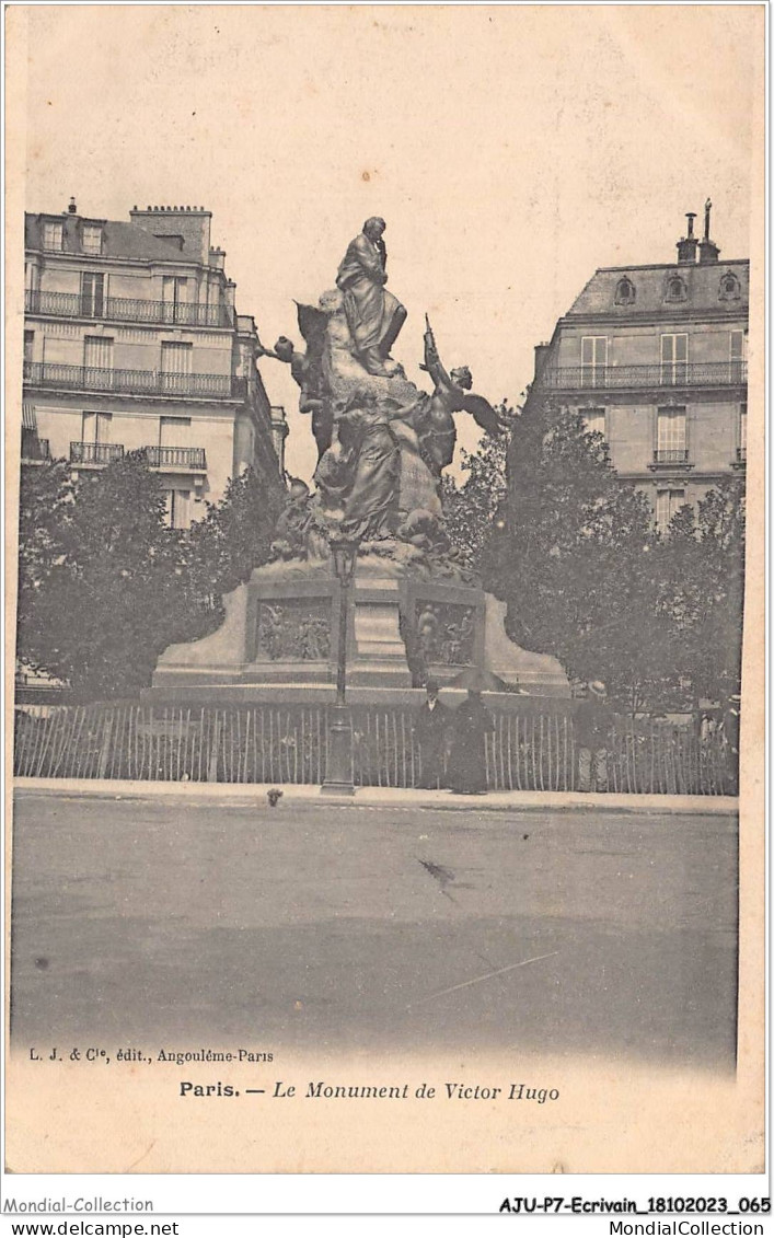 AJUP7-0583 - ECRIVAIN - Paris - Le Monument De VICTOR HUGO   - Schriftsteller