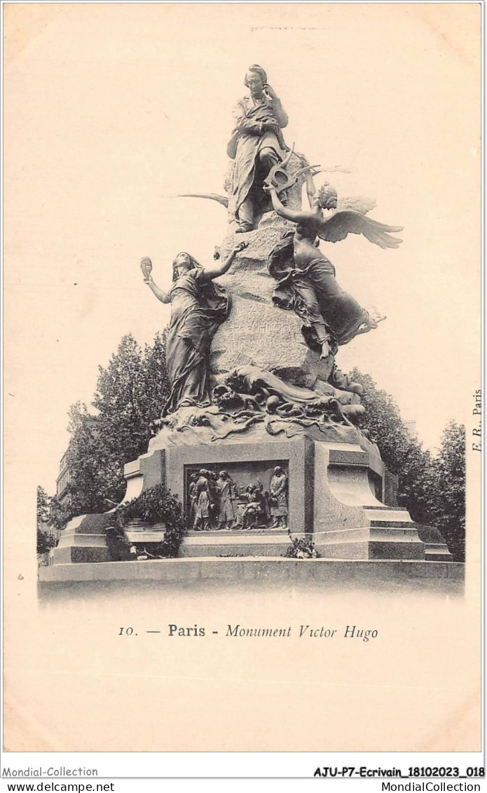 AJUP7-0560 - ECRIVAIN - Paris - Monument VICTOR HUGO  - Writers