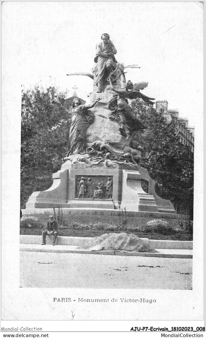 AJUP7-0555 - ECRIVAIN - Paris - Monument De VICTOR-HUGO  - Ecrivains