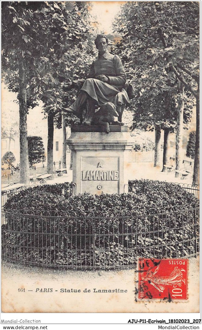 AJUP11-1077 - ECRIVAIN - Statue De LAMARTINE  - Escritores