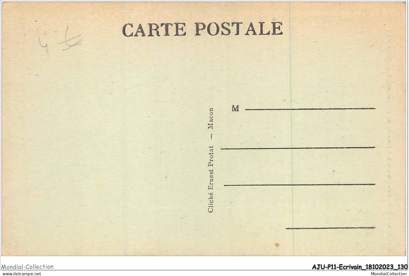 AJUP11-1038 - ECRIVAIN - Macon - Statue De LAMARTINE - Oeuvre De Falguière - Inaugurée En 1878  - Escritores