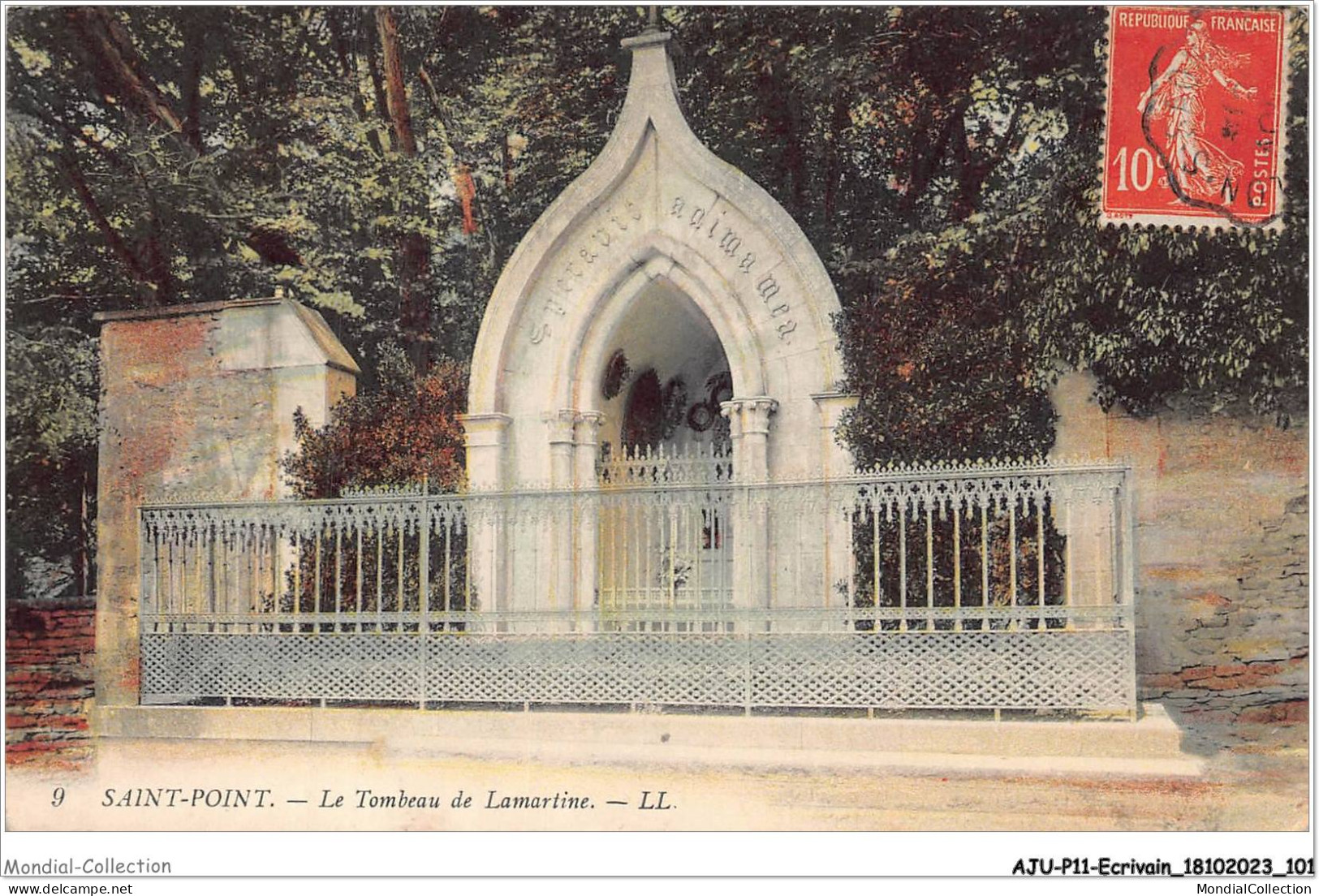 AJUP11-1024 - ECRIVAIN - Saint-Point - Le Tombeau De LAMARTINE - LL - Schriftsteller
