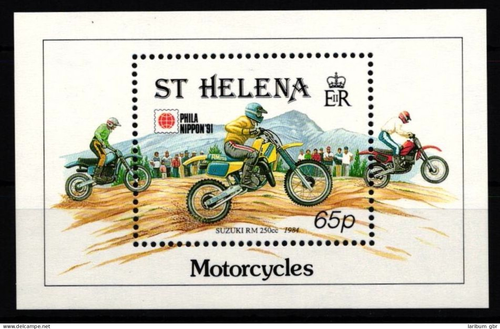 St. Helena Block 11 Postfrisch Automobile #IH136 - Isla Sta Helena