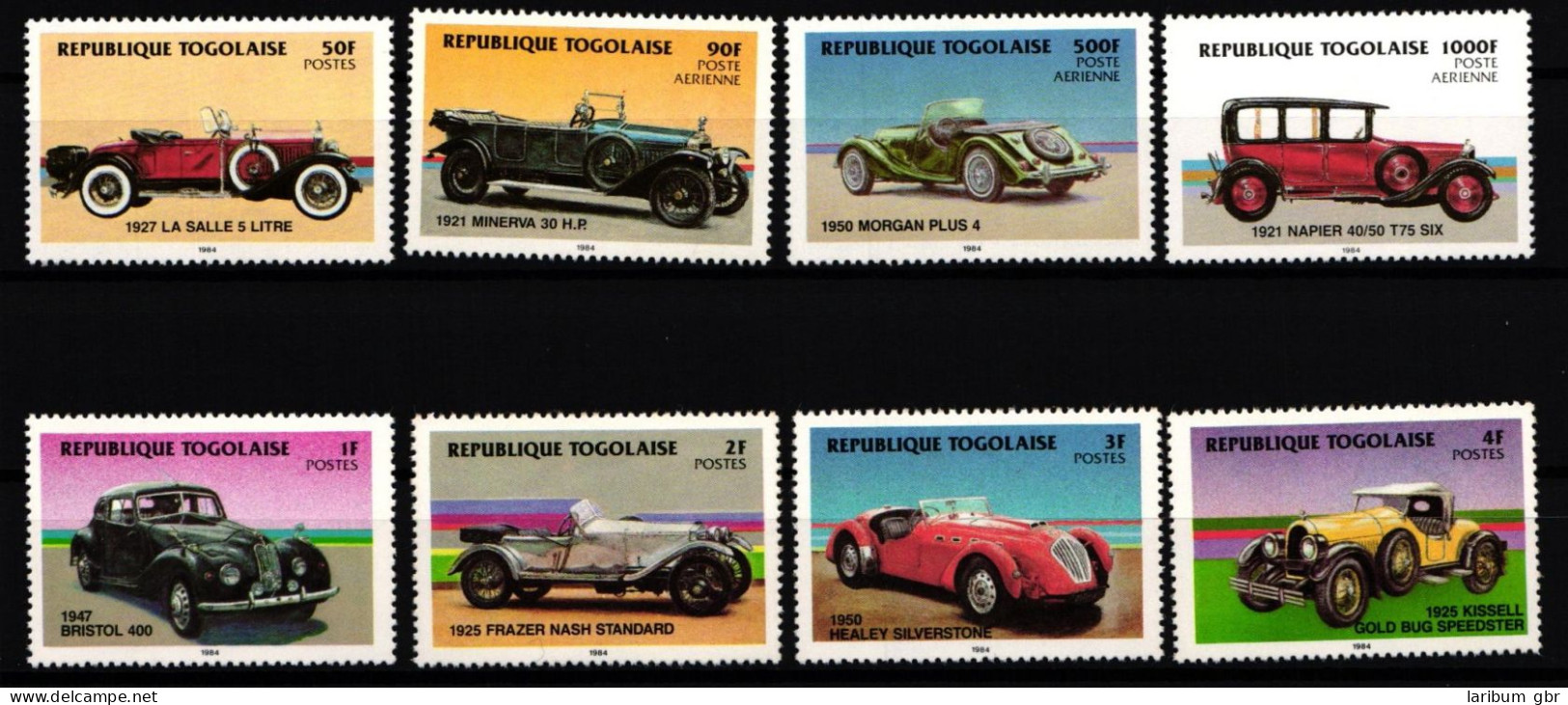 Togo 1792-1799 Postfrisch Automobile #IH113 - Togo (1960-...)