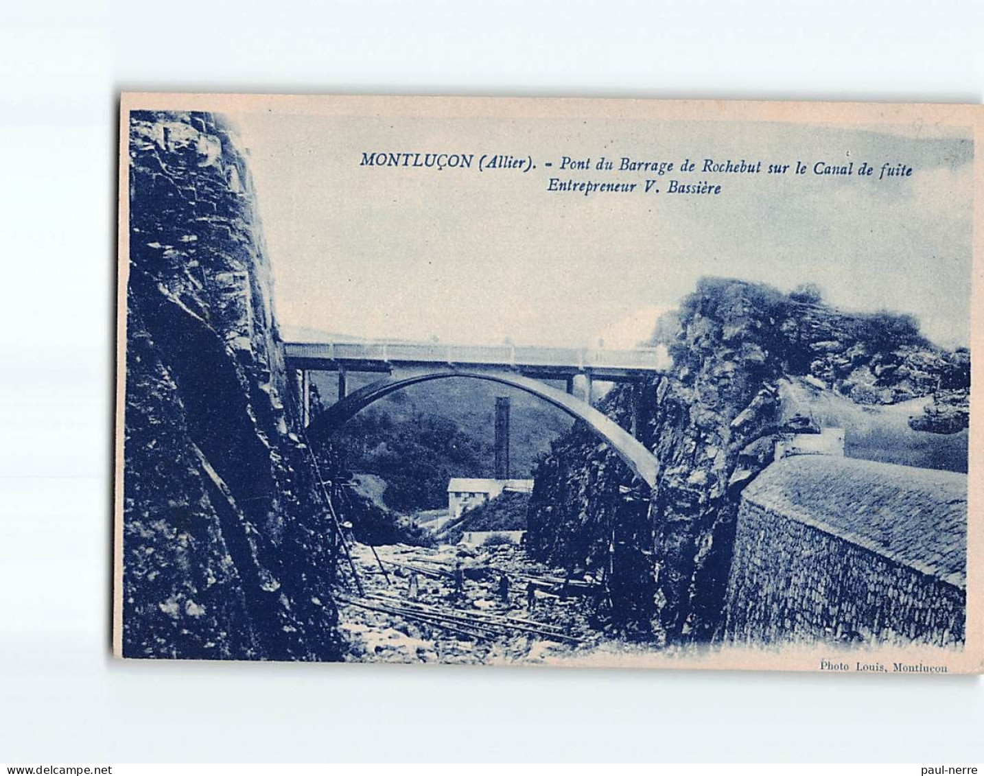 MONTLUCON : Pont Du Barrage De Rochebut Sur Le Canal De Fuite - Très Bon état - Montlucon