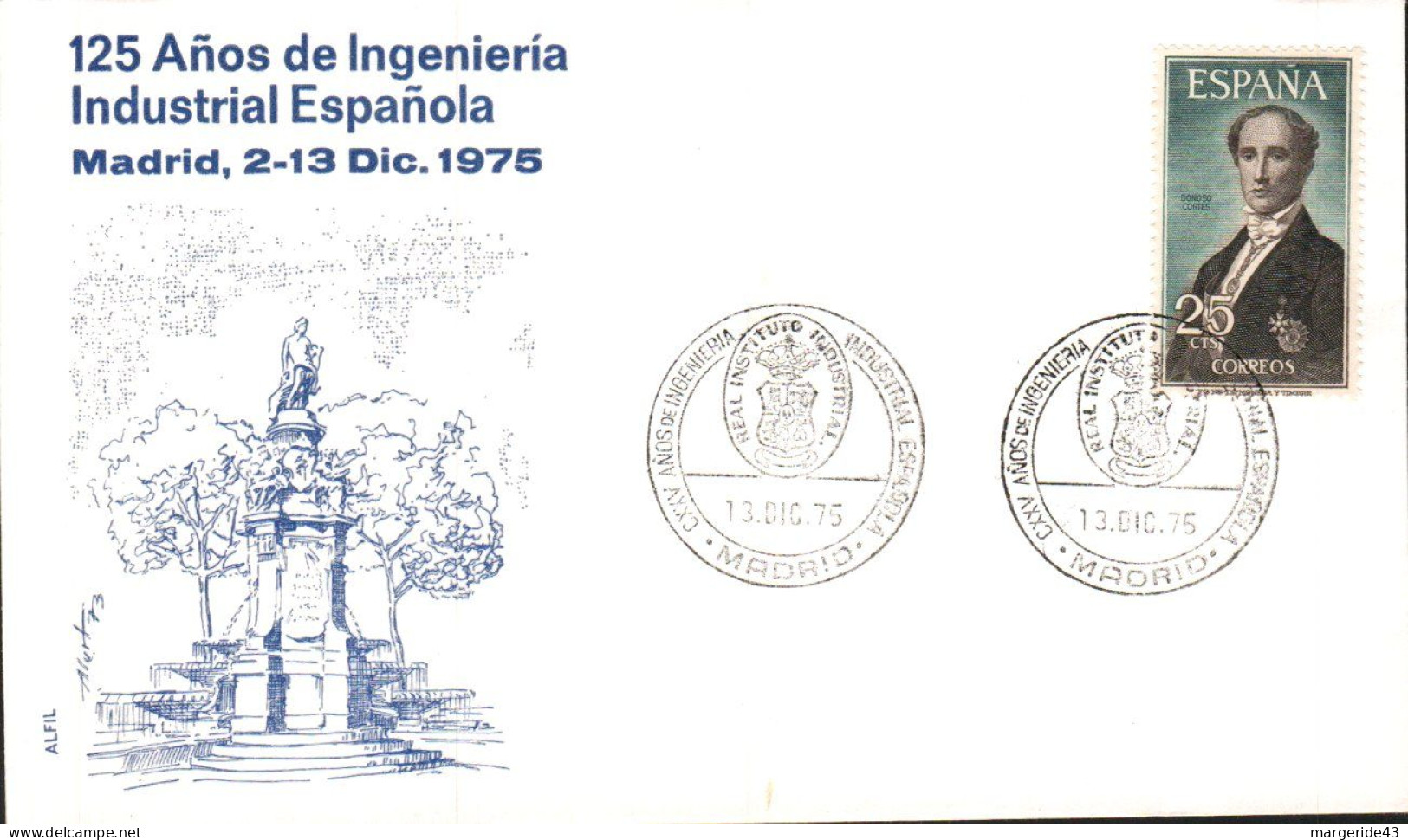 ESPAGNE 125 ANS DE L'INGENIERIE INDUSTRIELLE ESPAGNOLE 1975 - Sonstige & Ohne Zuordnung
