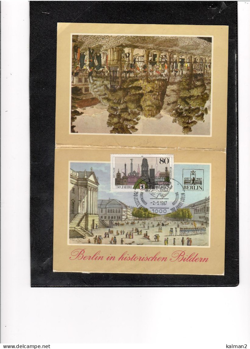 16693 - " BERLIN IN HISTORISCHEN BILDEN " - FOLDER CON 7 COLORCARDS - Sammlungen & Sammellose