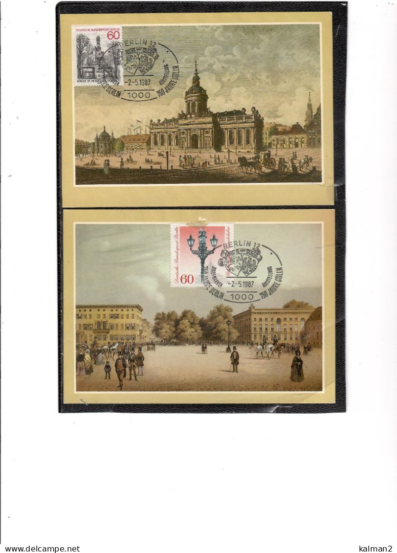 16693 - " BERLIN IN HISTORISCHEN BILDEN " - FOLDER CON 7 COLORCARDS - Verzamelingen & Kavels