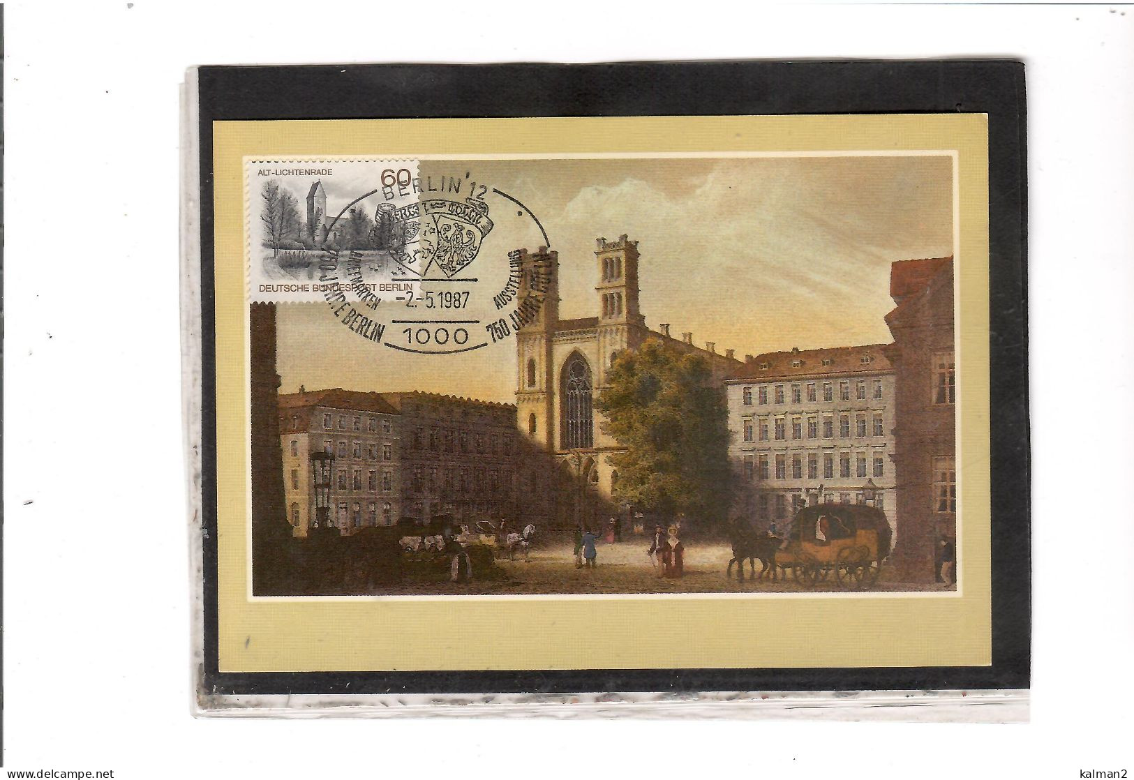 16693 - " BERLIN IN HISTORISCHEN BILDEN " - FOLDER CON 7 COLORCARDS - Colecciones Y Lotes