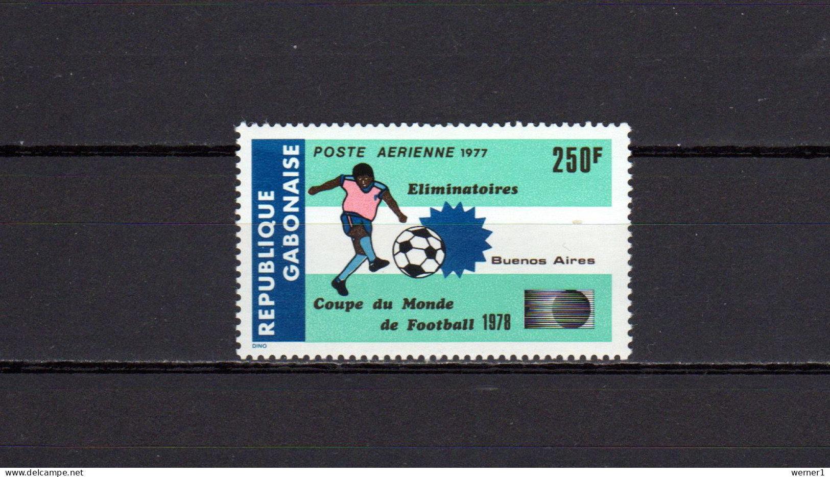 Gabon 1977 Football Soccer World Cup Stamp MNH - 1978 – Argentina