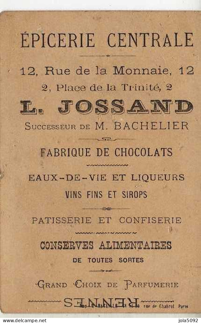 Chromo - Epicerie L. Jossand RENNES - Quand Y En A Pour Trois... - Other & Unclassified