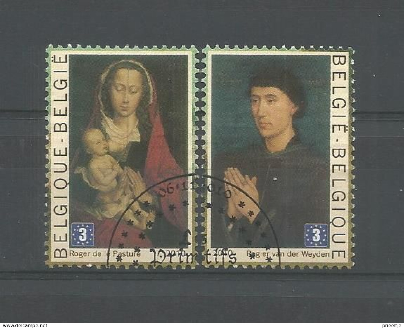 Belgie 2010 Paintings By Rogier Van Der Weyden OCB 4085/4086  (0) - Used Stamps