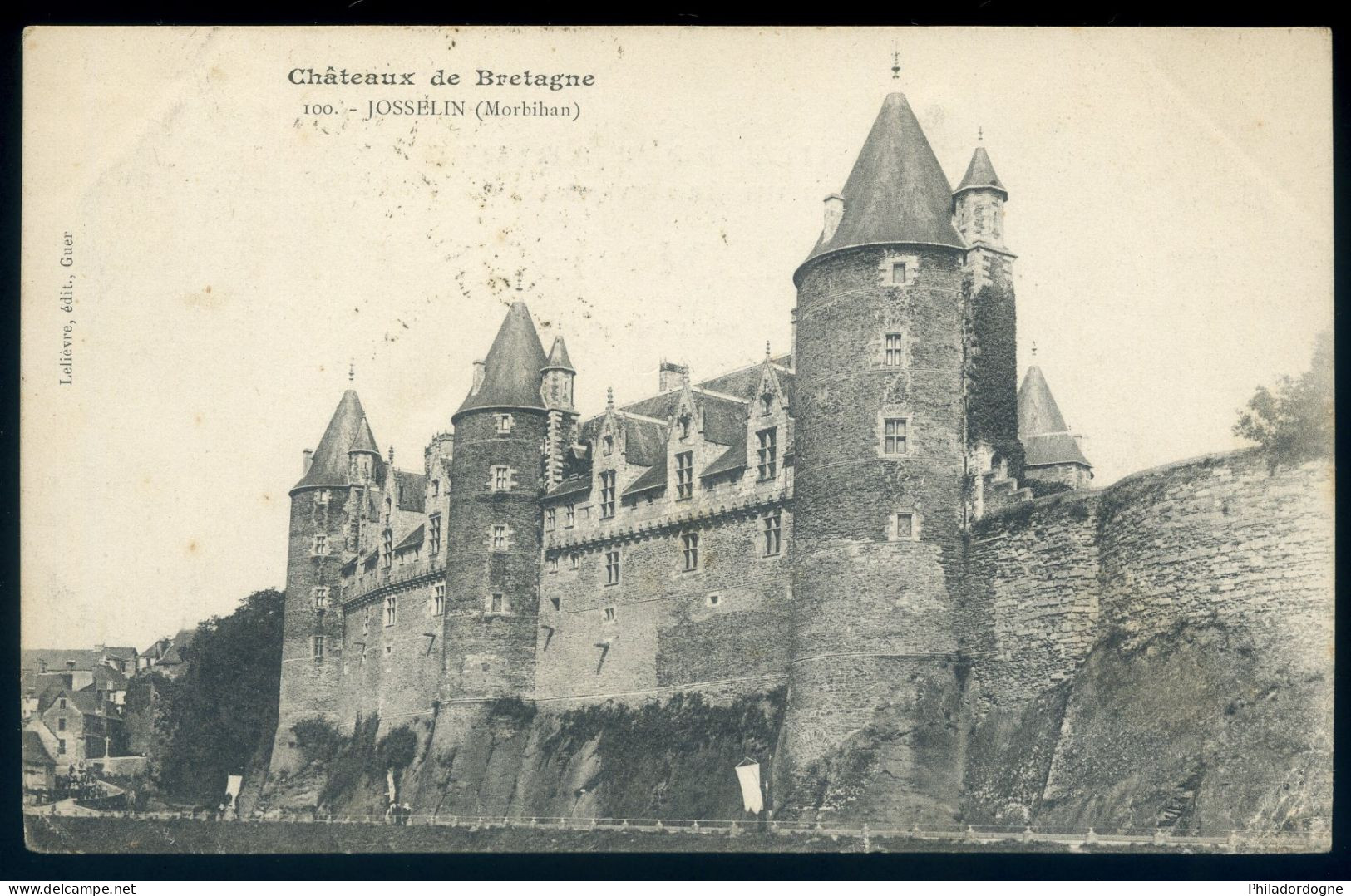 CPA - (56) Chateau De Bretagne - Josselin (Oblitération à étudier) - Josselin