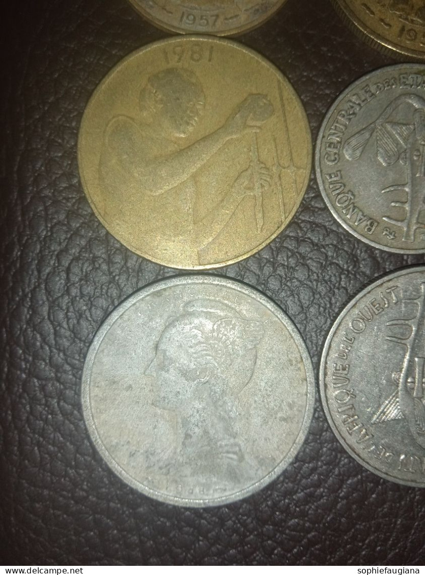 Lot De 6 Monnaies Afrique - Other - Africa