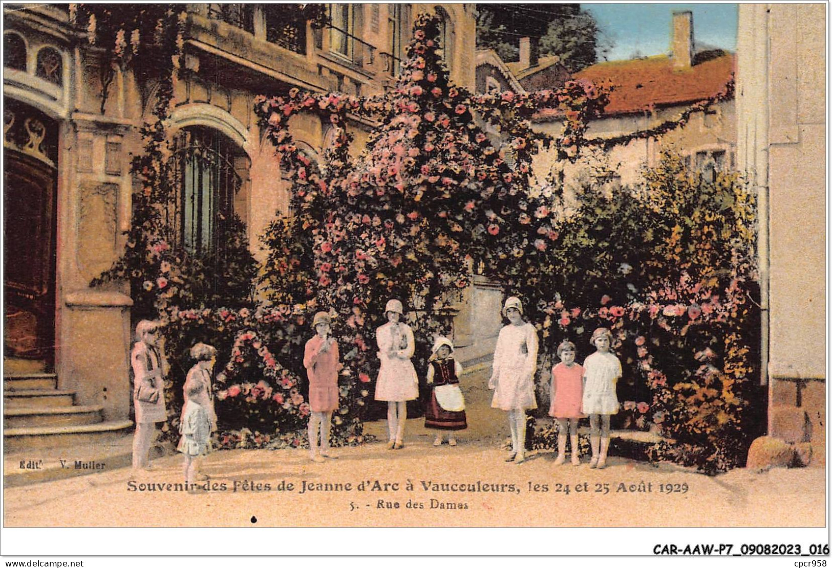 CAR-AAWP7-55-0498 - Souvenir Des Fêtes De Jeanne D'arc à VAUCOULEURS - Rue Des Dames - Commercy