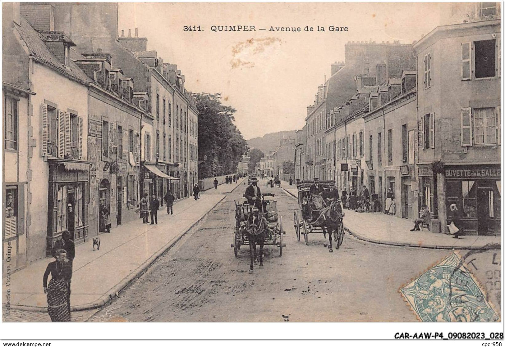 CAR-AAWP4-29-0269 - QUIMPER - L'avenue De La Gare - Quimper