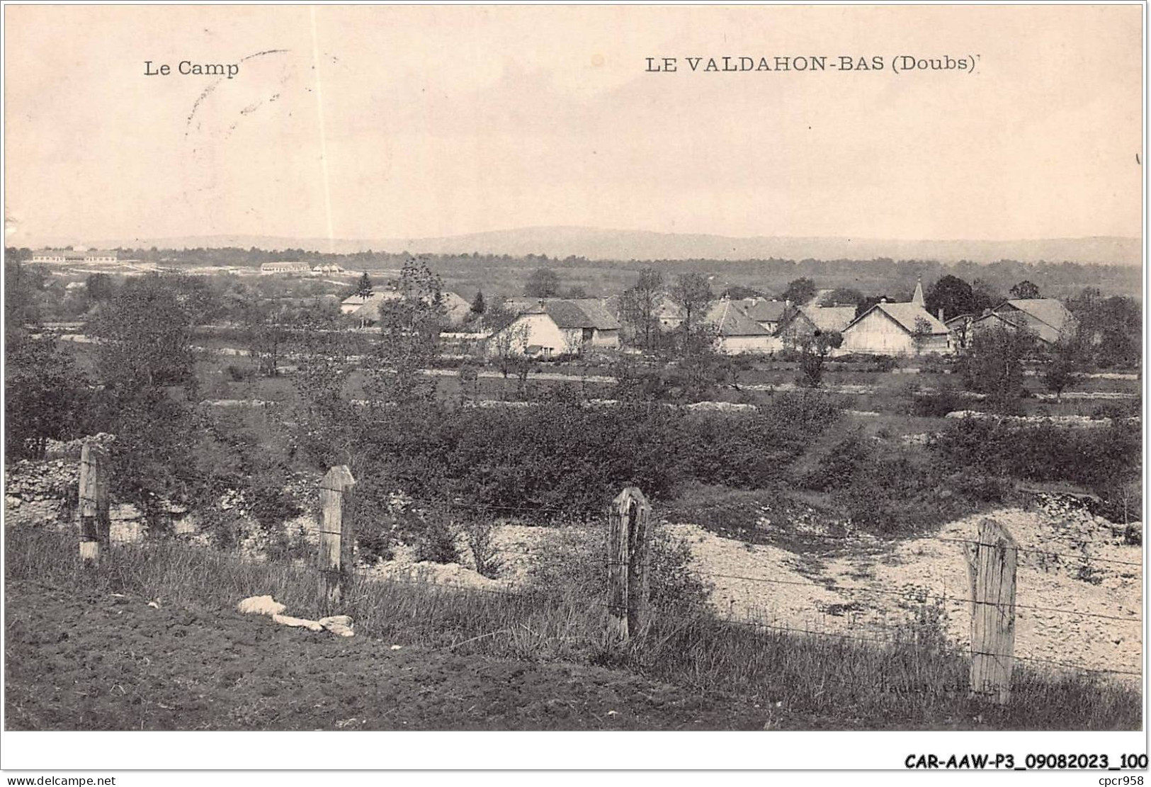 CAR-AAWP3-25-0214 - LE VALDAHON-BAS - Le Camp - Autres & Non Classés