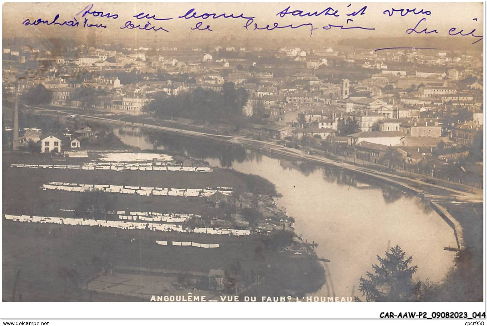 CAR-AAWP2-16-0101 - ANGOULEME - Vue Du Faub - L'houmeau - Angouleme