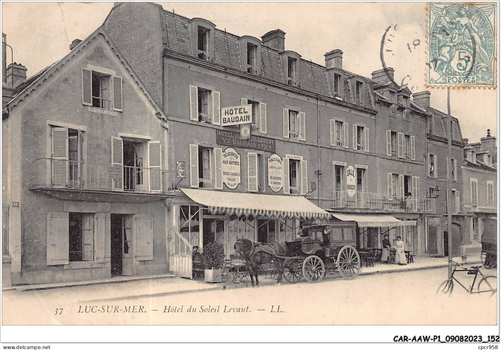 CAR-AAWP1-14-0077 - LUC SUR MER - Hôtel Du Soleil Levant - Luc Sur Mer