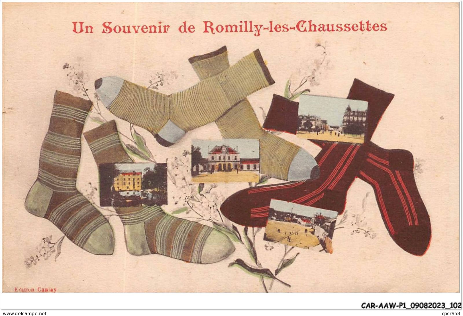 CAR-AAWP1-10-0052 - ROMILLY-LES-CHAUSETTES - Souvenir - Romilly-sur-Seine
