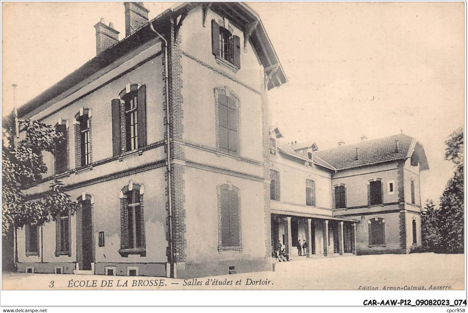 CAR-AAWP12-89-0955 - ECOLE DE LA BROSSE - Salles D'études Et Dortoir - Avallon