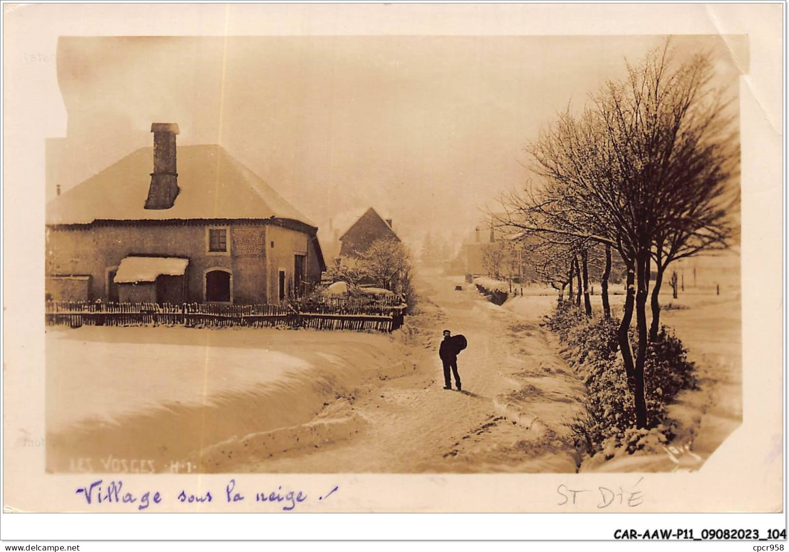 CAR-AAWP11-88-0890 - SAINT DIE - Village Sous La Neige - Saint Die