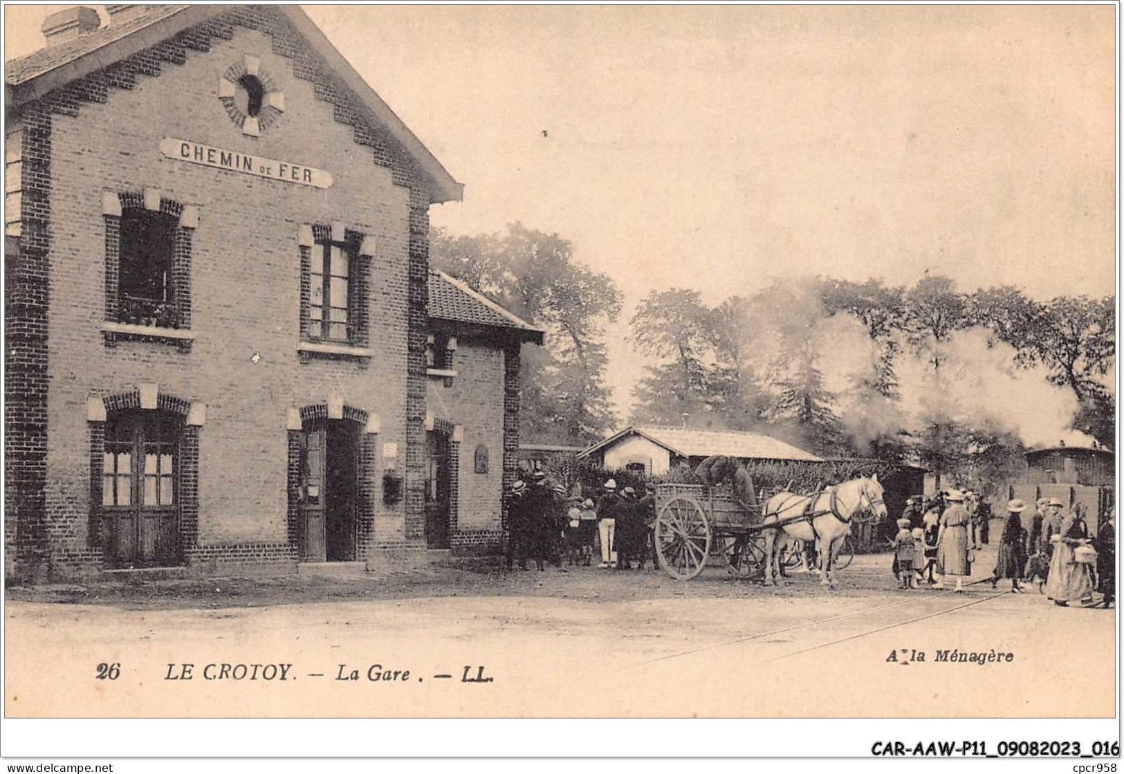 CAR-AAWP11-80-0846 - LE CROTOY - La Gare - Le Crotoy