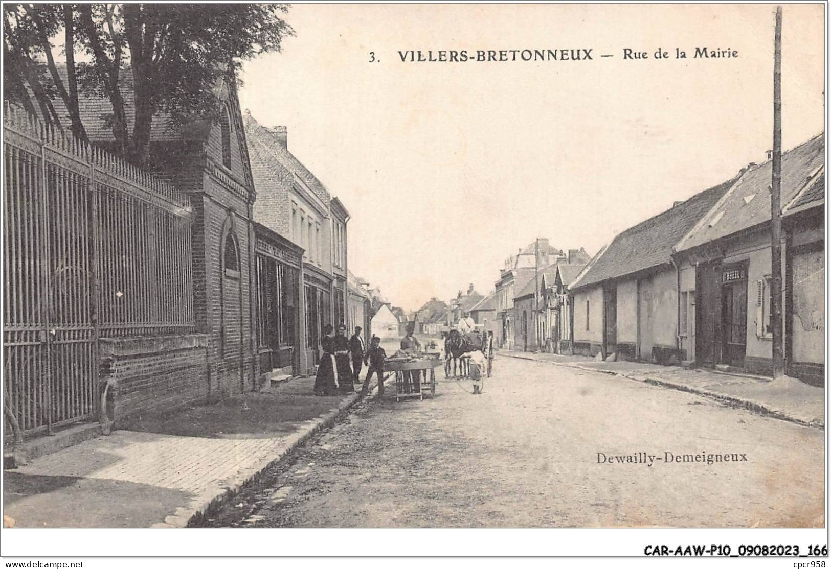 CAR-AAWP10-80-0836 - VILLERS-BRETONNEUX - Rue De La Mairie - Villers Bretonneux