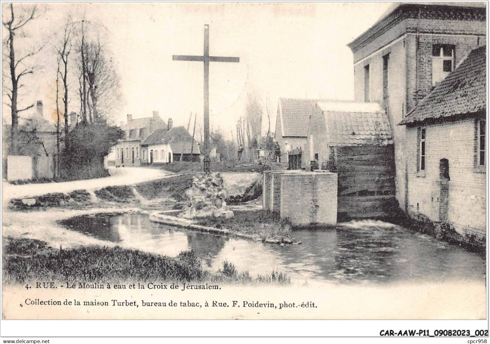 CAR-AAWP11-80-0839 - RUE - Le Moulin à Eau Et La Croix De Jérusalem - Rue