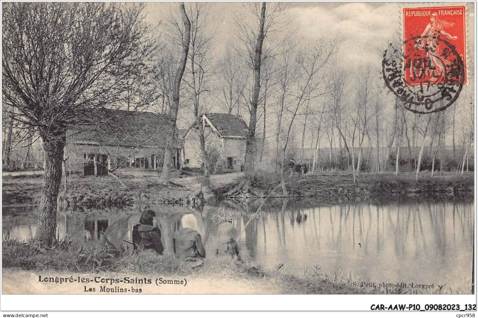 CAR-AAWP10-80-0819 - LONGPRE-LES-CORPS-SAINTS - Les Moulins-bas - Abbeville