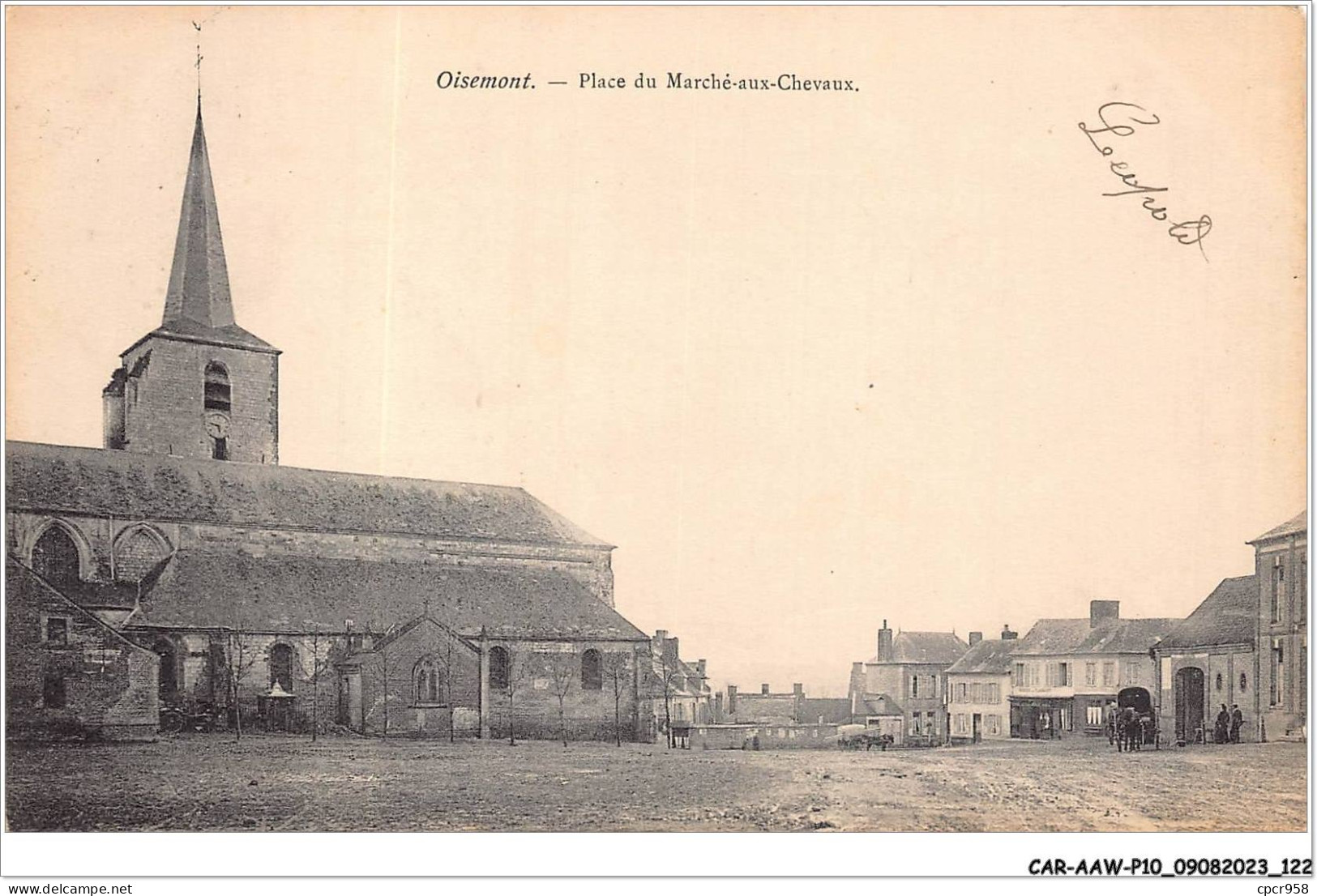 CAR-AAWP10-80-0814 - OISEMONT - Place Du Marché Aux Chevaux - Oisemont