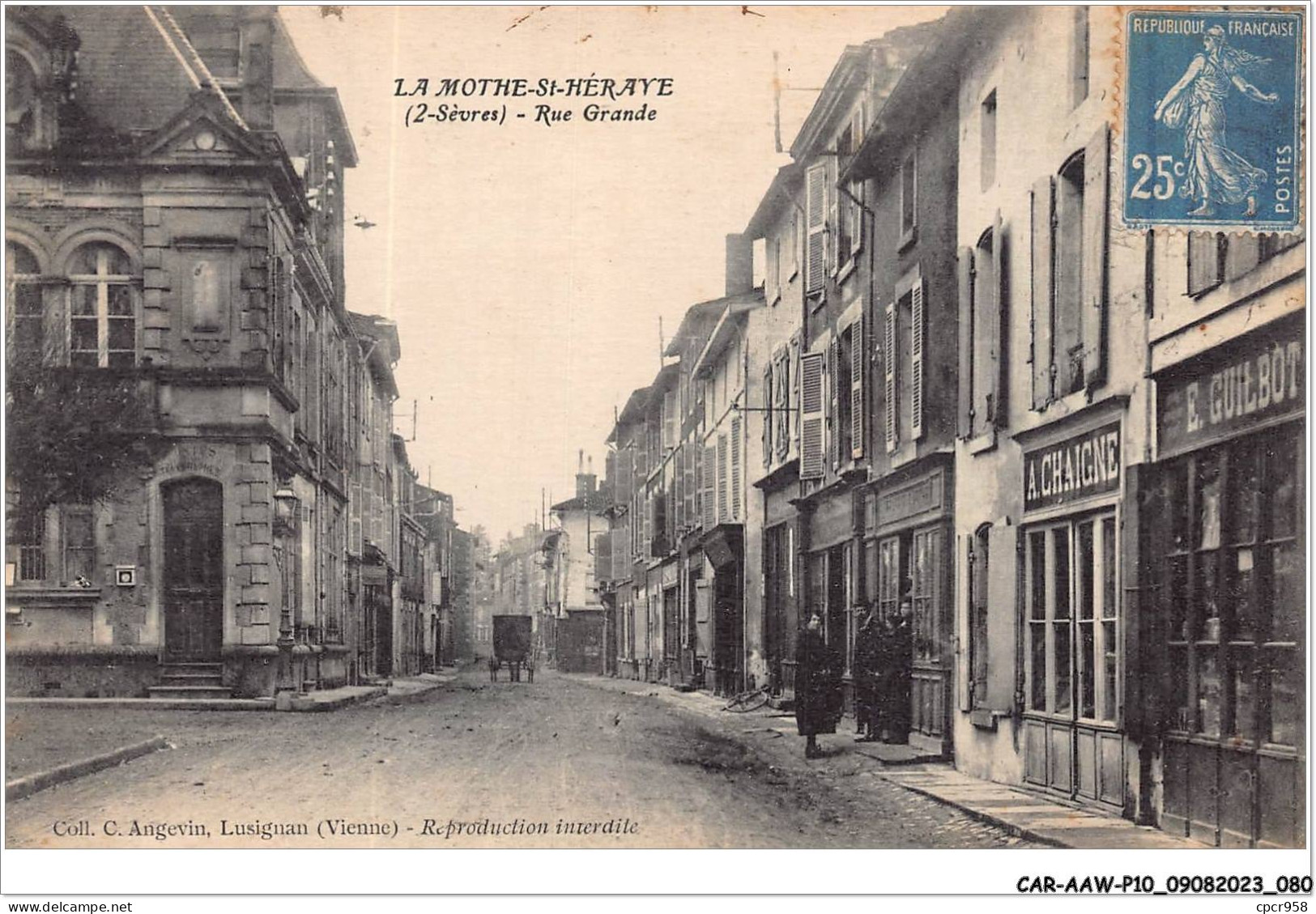 CAR-AAWP10-79-0793 - LA MOTHE-SAINT-HERAYE - Rue Grande - La Mothe Saint Heray