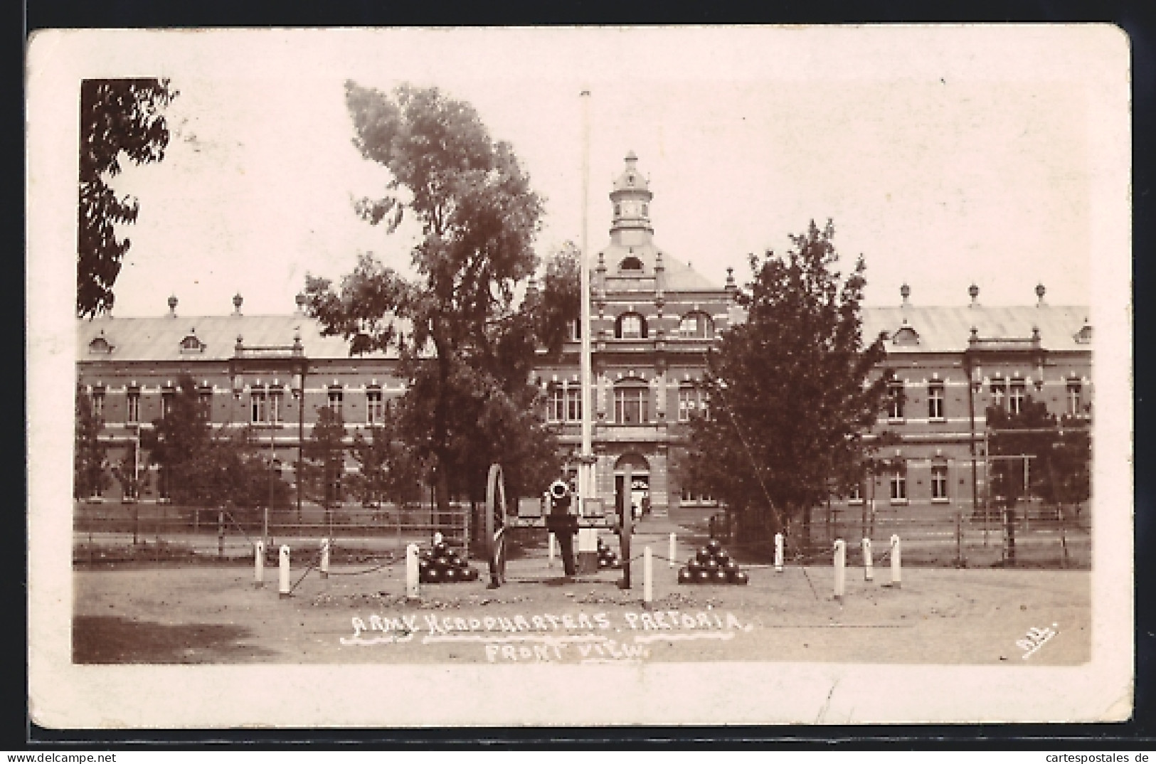 CPA Pretoria, Front View Of The Army Headquarters  - Afrique Du Sud