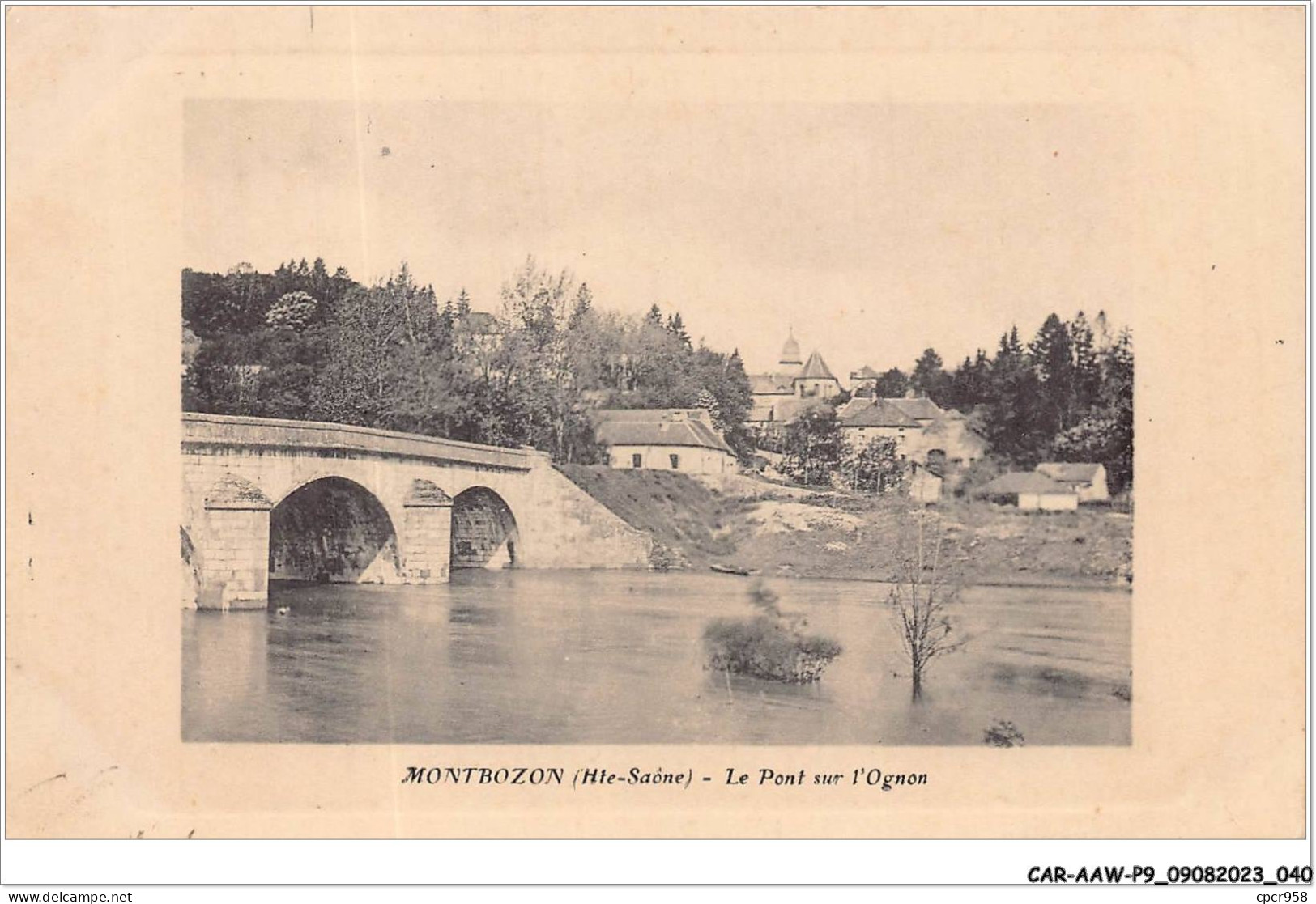 CAR-AAWP9-70-0672 - MONTBOZON - Le Pont Sur L'ognon - Montbozon