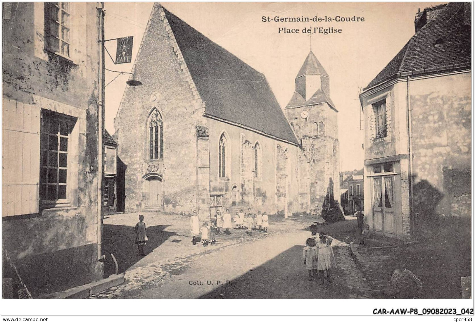 CAR-AAWP8-61-0589 - SAINT-GERMAIN-DE LA COUDRE - Place De L'église - Mortagne Au Perche