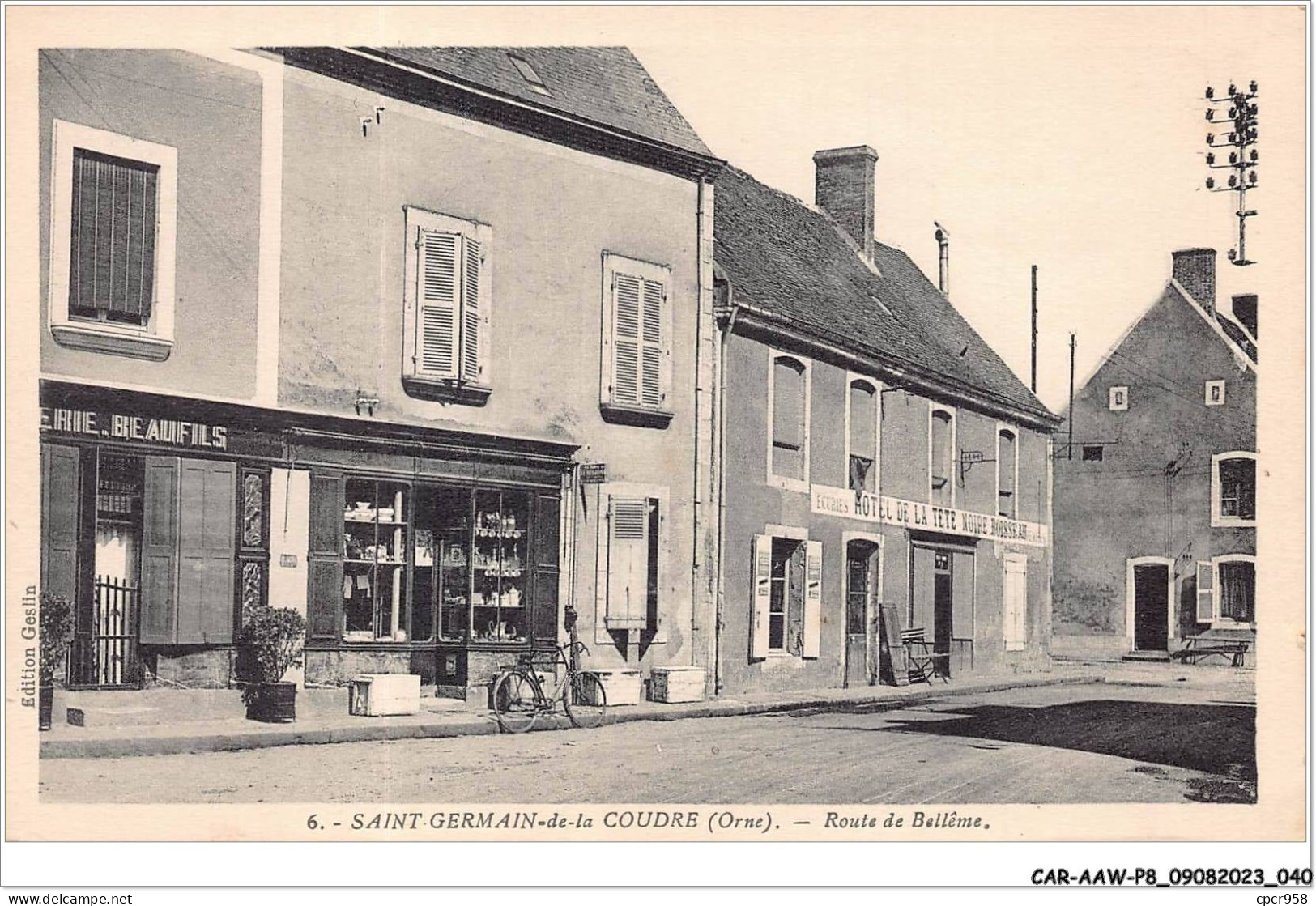 CAR-AAWP8-61-0588 - SAINT-GERMAIN-DE LA COUDRE - Route De Bellême - Mortagne Au Perche